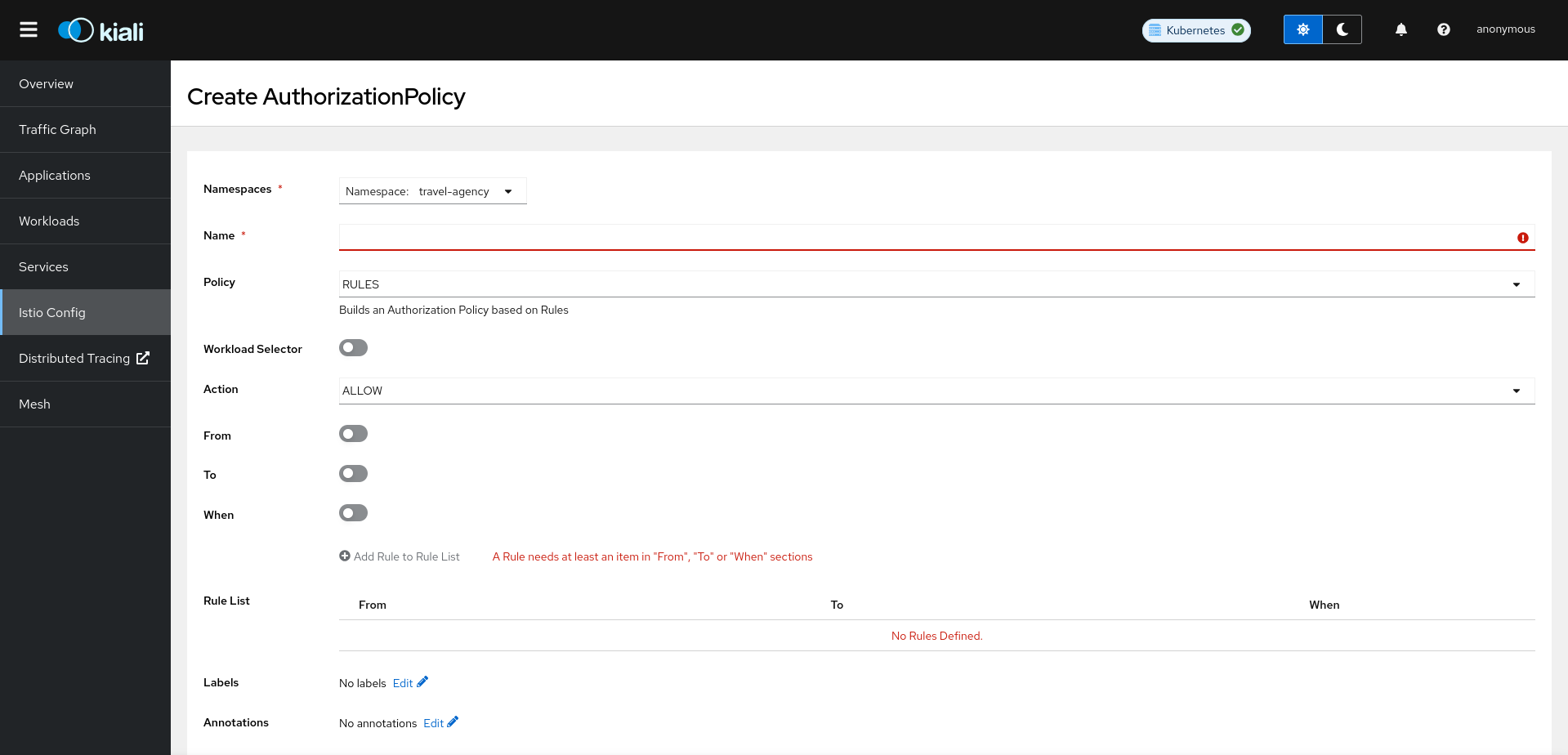 AuthorizationPolicy AuthorizationPolicy