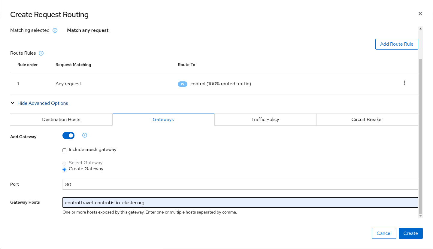 Create Gateway Create Gateway